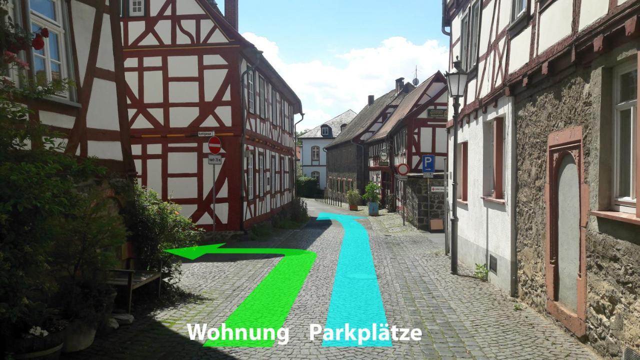 Historische Ferienwohnung Mit Kamin In Lich Luaran gambar